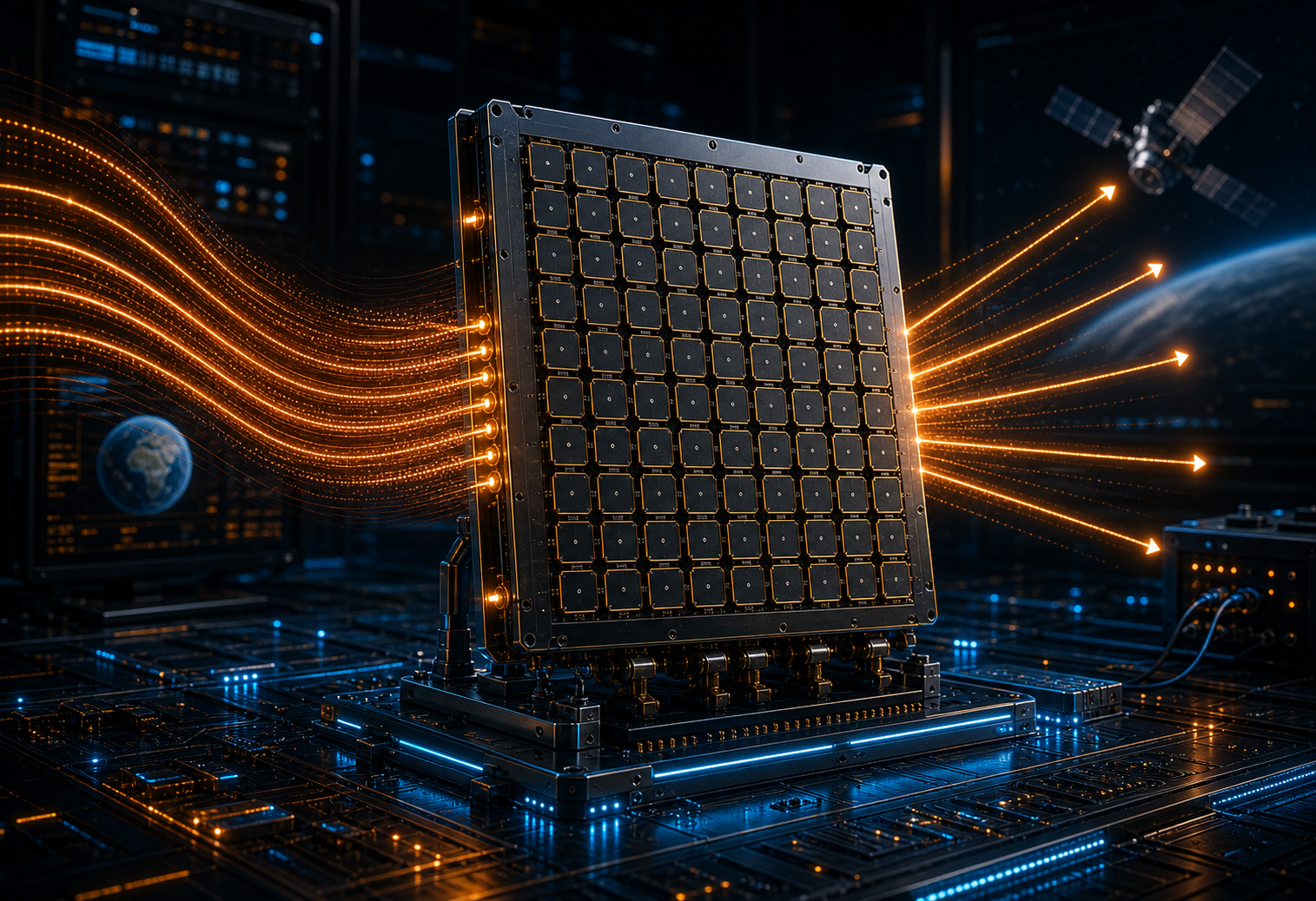 Satellite Communications application visual