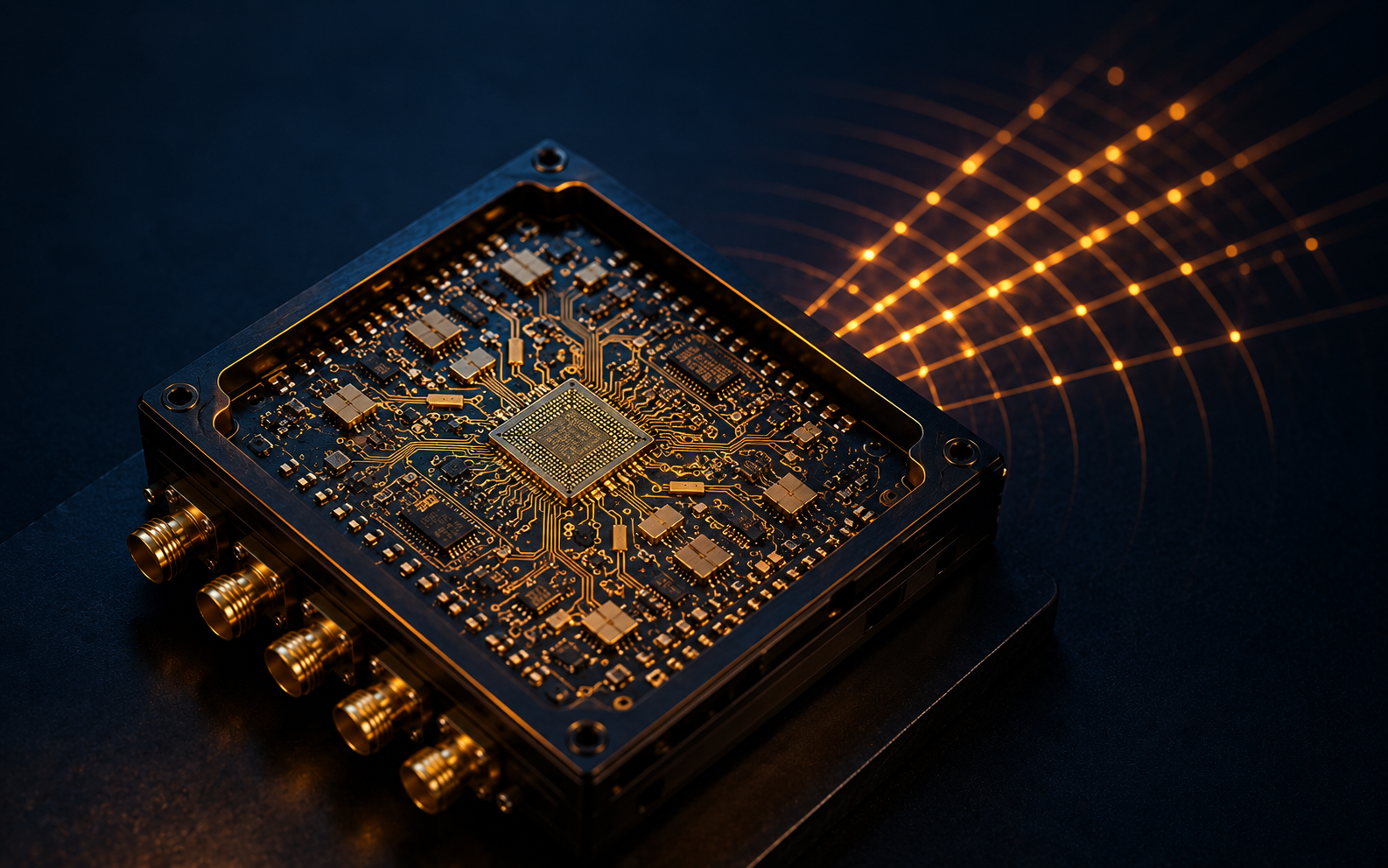 Phase shifter IC package and circuit hardware