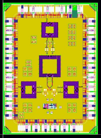 8-bit phase shifter chip