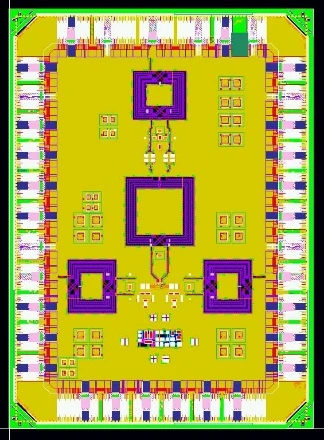 8-bit phase shifter chip