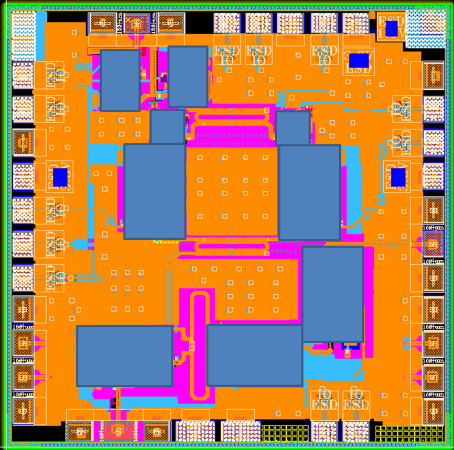Radar front-end chip