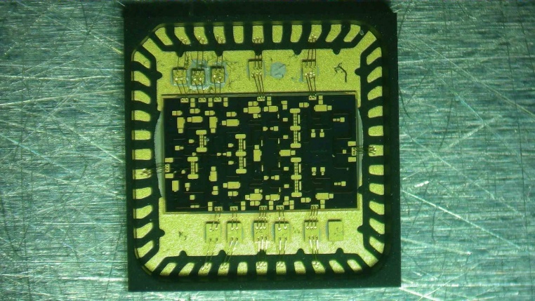 C-Ku PA chip layout and package reference
